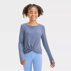 NWT All In Motion Soft Rib Long Sleeve Tee